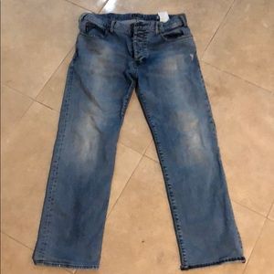 Armani jeans.